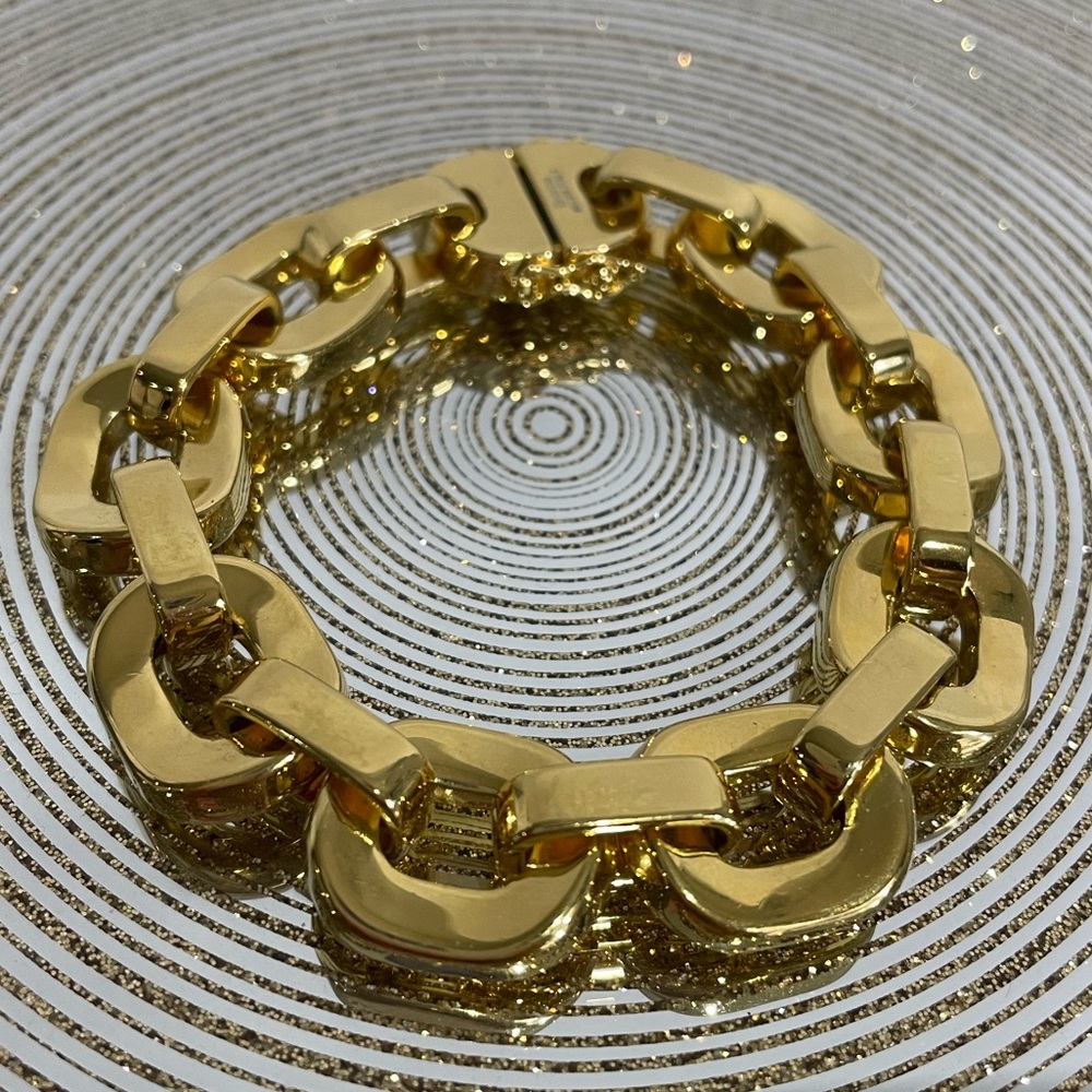 Gorgeous Milor Italy Chunky Bronze Bracelet